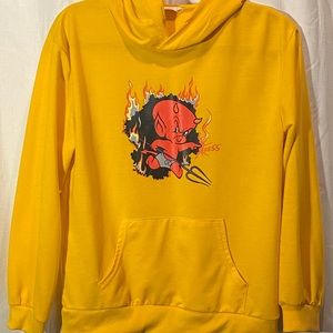 Yellow hoodie